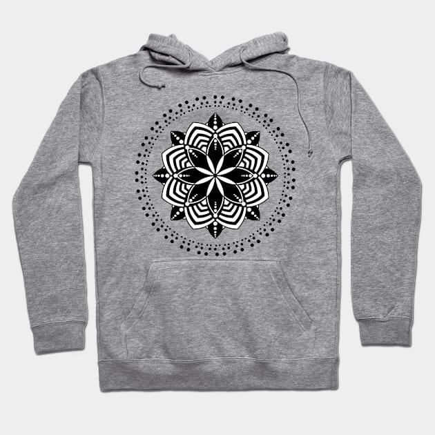 Mandala Zen Symphony Hoodie by MellowGroove